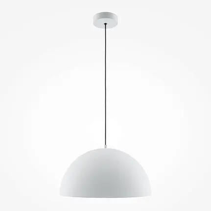 Pendelleuchte – Weißer Metallschirm, Hoher Schirm, Variable Höhe - Basic colors | Maytoni