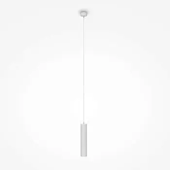 Pendelleuchte – Weißes Aluminium, 1× GU10 Fassung, 10 W Leistung, Höhenverstellbar - Focus | Maytoni