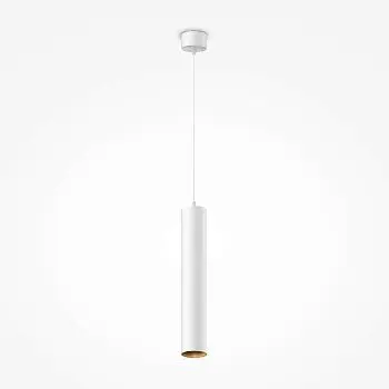 Pendelleuchte – Weißes Aluminium, 12 W LED, Warmweiß, Höhe 30 cm - Focus LED | Maytoni