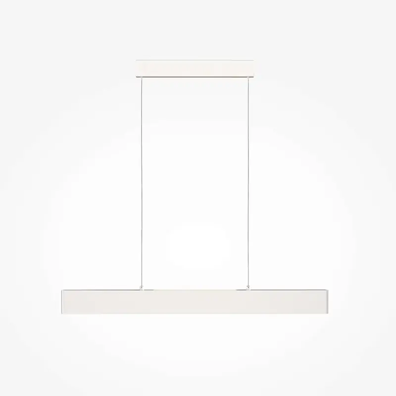 Pendelleuchte – Weißes Finish, Metallgehäuse, 23 W Leistung, 100 cm Höhe, Warmweiß - Step | Maytoni