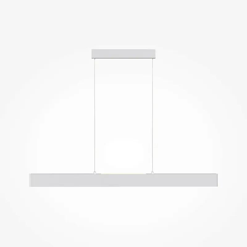 Pendelleuchte – Weißes Finish, Metallgehäuse, 30 W Leistung, 150 cm Höhe, Warmweiß - Step | Maytoni