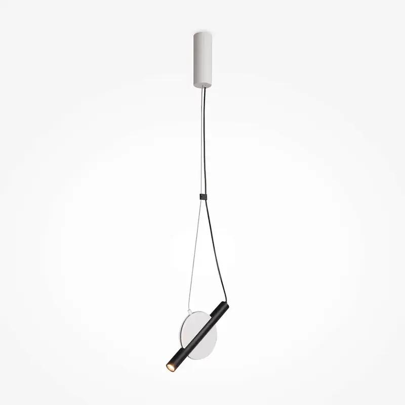 Pendelleuchte – Weißes Metall, LED integriert, Höhe 41 cm - Enigma | Maytoni