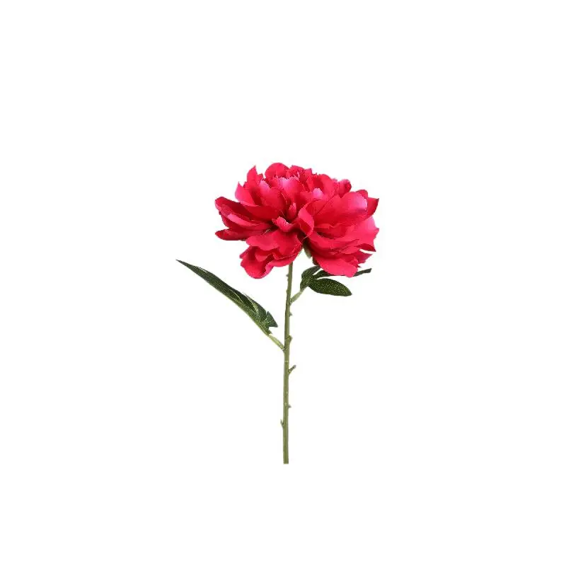 Pfingstrosenblume – Magnolienrosa Pfingstrosenstiel aus Stoff und Polyester | PTMD