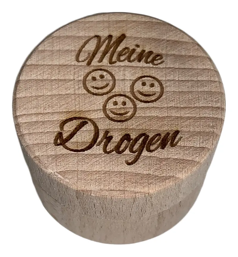 Pillendose "Meine Drogen"