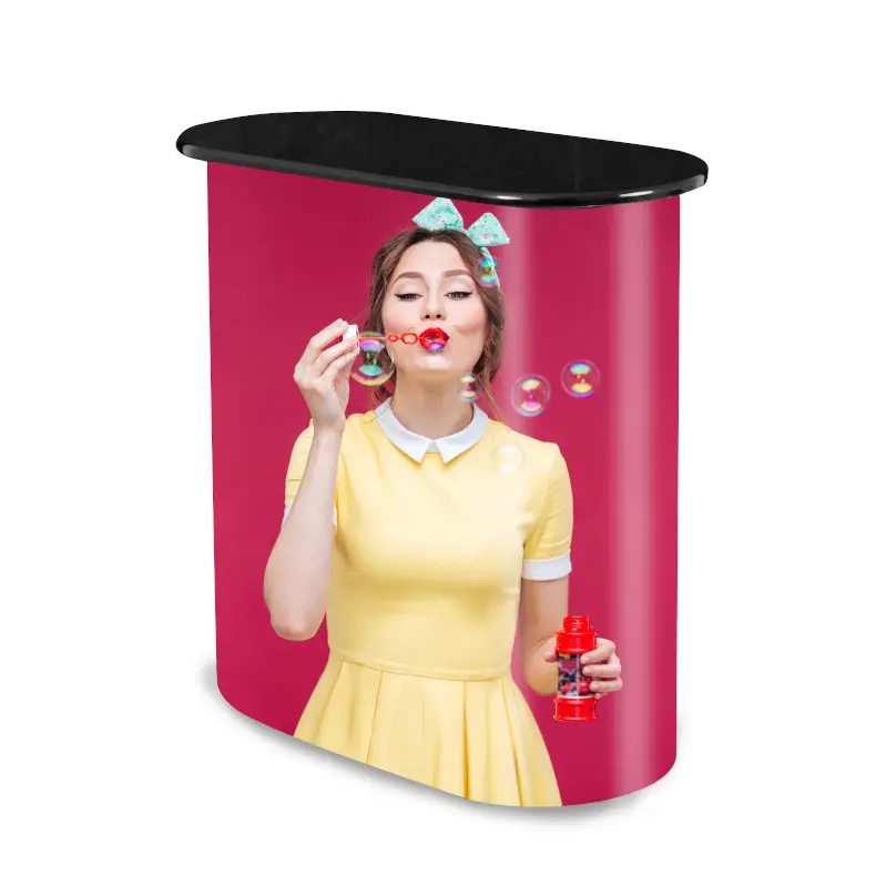 Pop-Up-Messetheke 2 x 1 für Messe und Promotion