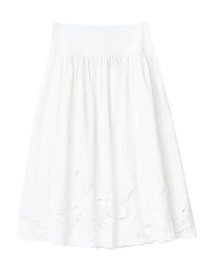 Poplin Rock I White