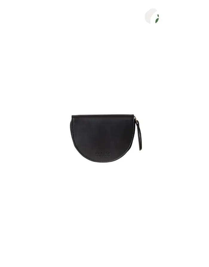 Portemonnaie Coin Purse Laura I Black Apple Leather