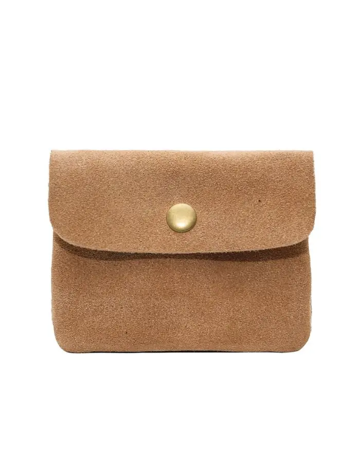 Portemonnaie Leder Klein I Beige