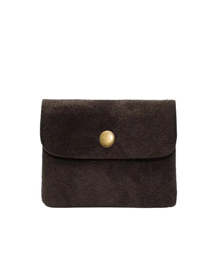 Portemonnaie Leder Klein I Chocolat
