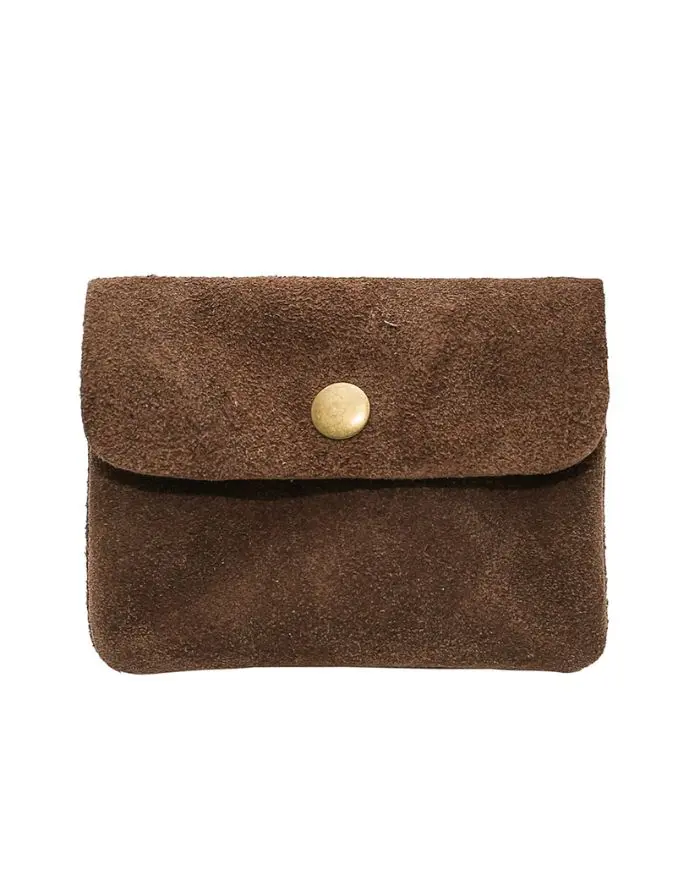 Portemonnaie Leder Klein I Taupe