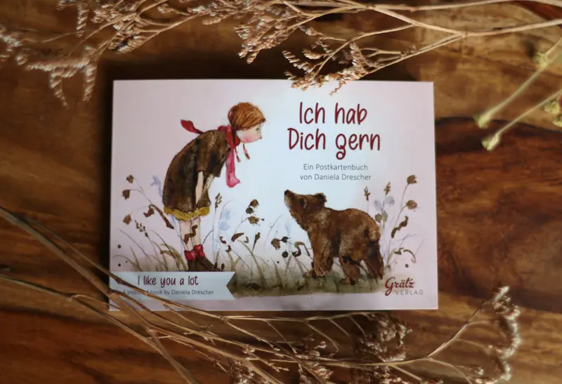 Postkartenbuch 'Ich hab dich gern'