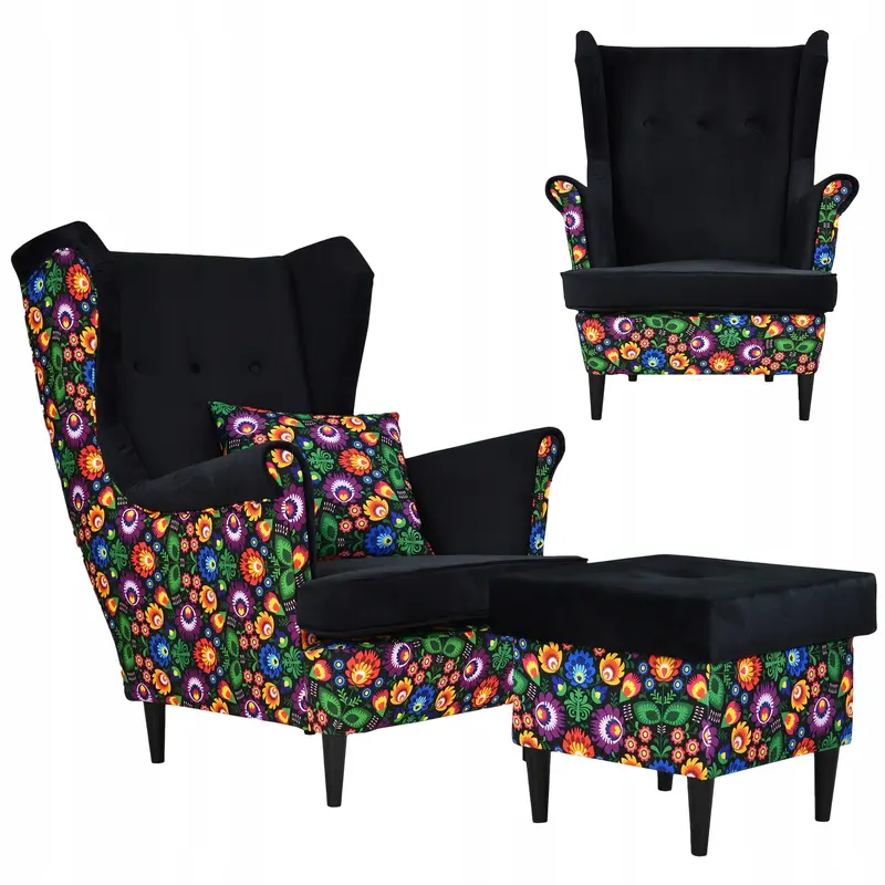 Pouf Ari Fußhocker Ausführung M77 / ROYAL 31