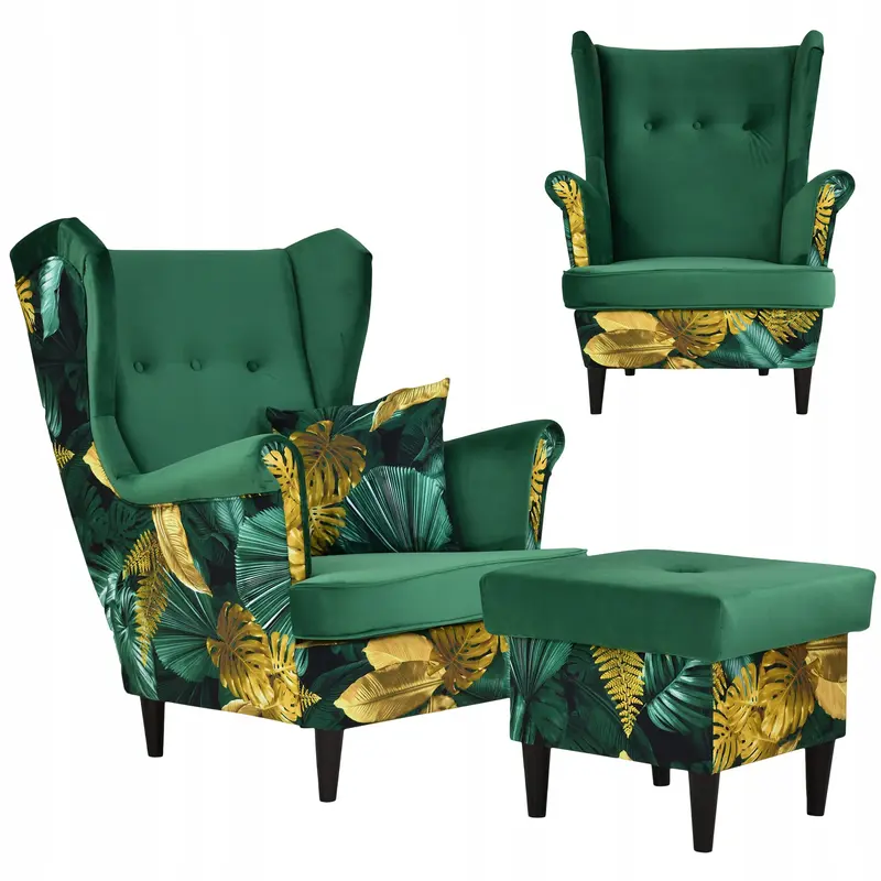 Pouf Ari Fußhocker Ausführung POLY 7 / ROYAL 33