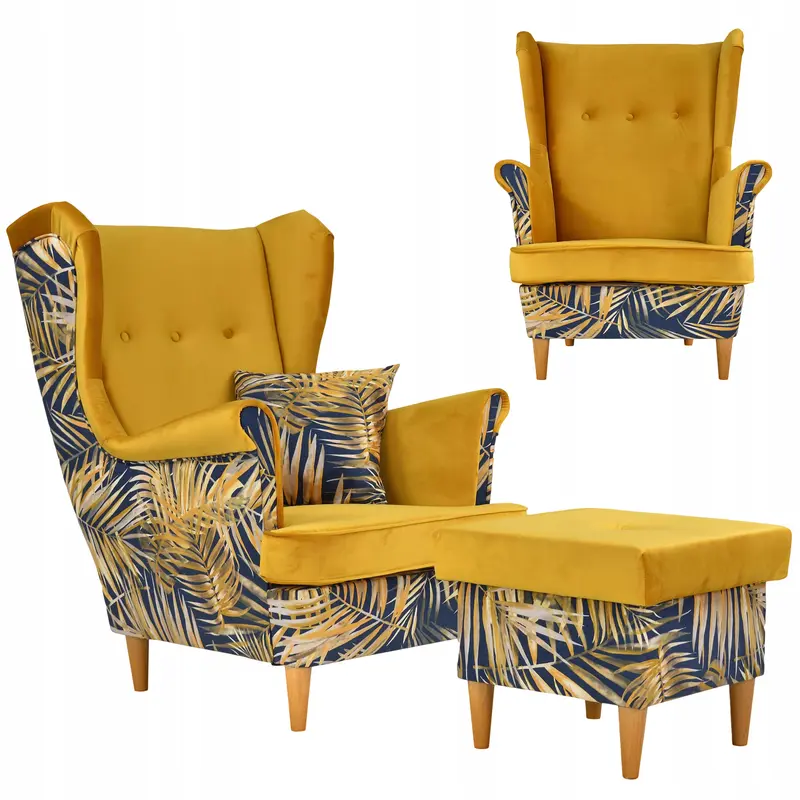 Pouf Ari Fußhocker Ausführung POLY 9 / ROYAL 10