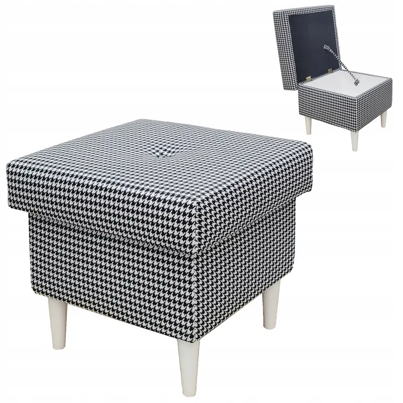 Pouf mit Stauraum Ari rosa Stauraum Fußhocker Ausführung GABO 4