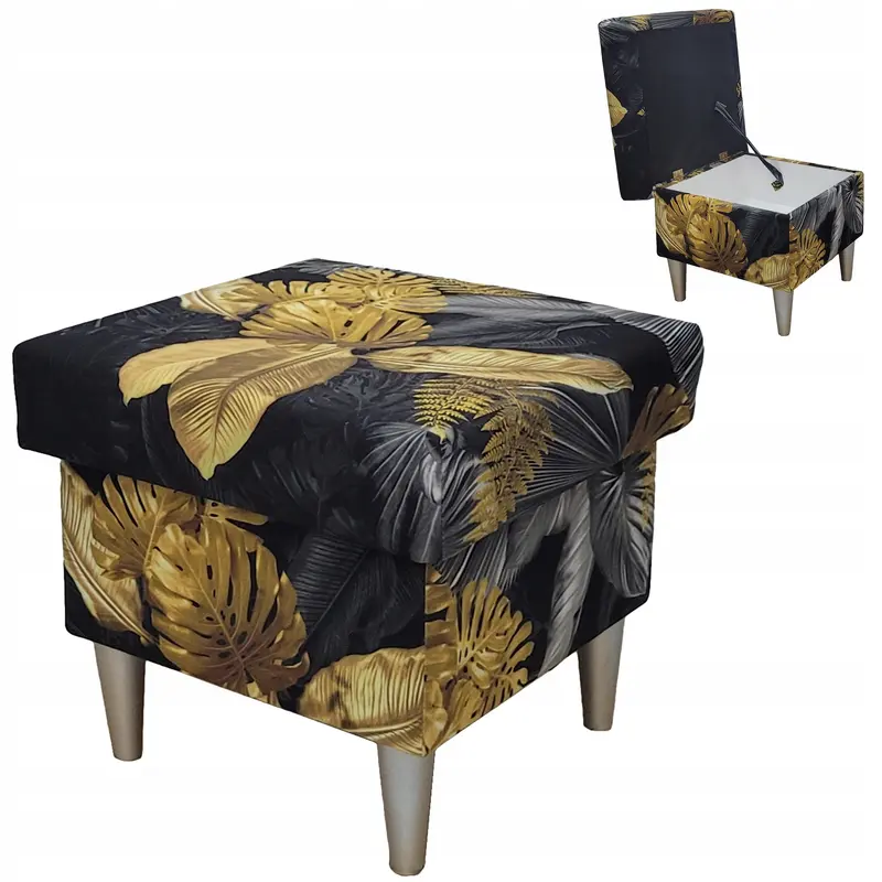 Pouf mit Stauraum Ari rosa Stauraum Fußhocker Ausführung POLY 3