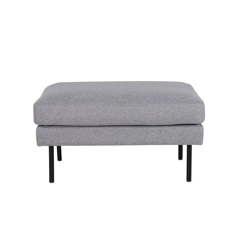 Pouf Zoom aus Stoff - Grau