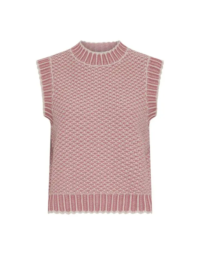 Pullunder Pillar I Oatmeal/Faded Rose