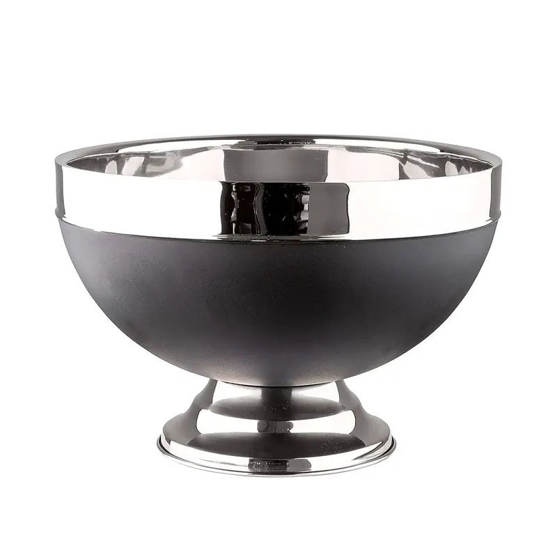 Punchbowl – Schwarzer Stahl, Doppelwandig, Mattes Finish - Andor | Fink Living