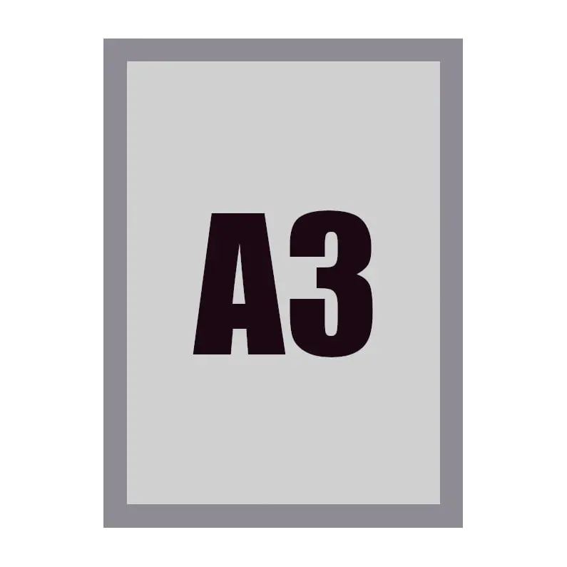 Rahmen Magnetic A3 (silber)