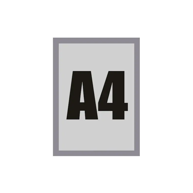 Rahmen MAGNETIC A4 - silber