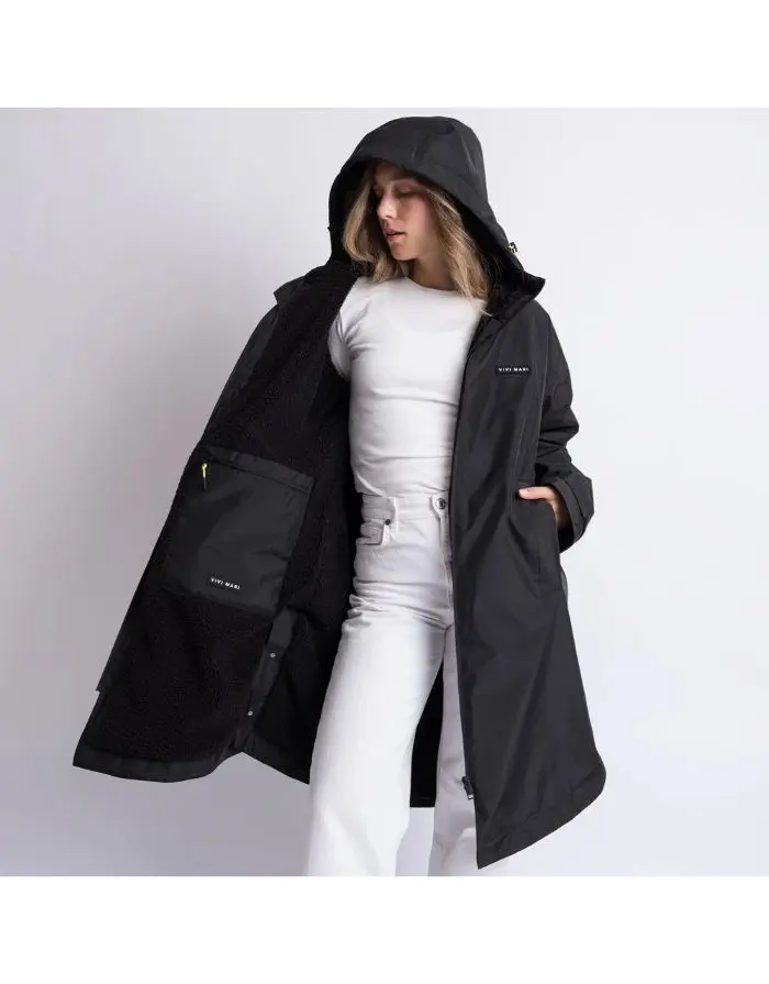 Rain Parka I Black