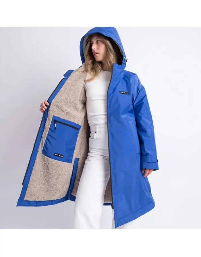 Rain Parka I Blue/Stone
