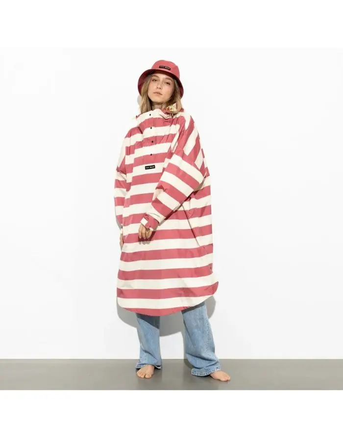 Raincoat I Bold Stripes Blush/Sand
