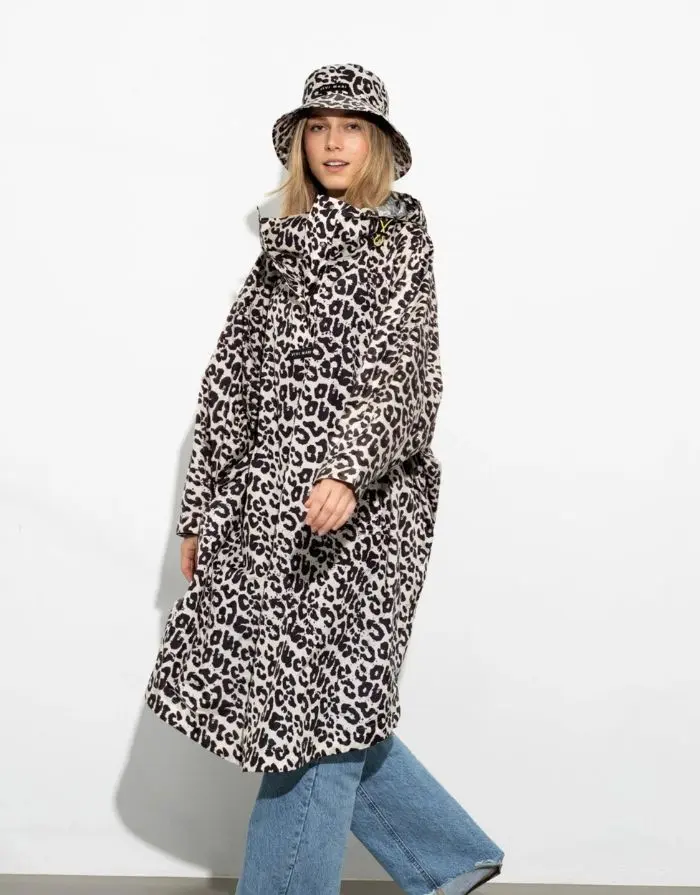 Raincoat I Leo Splashes Black/Sand