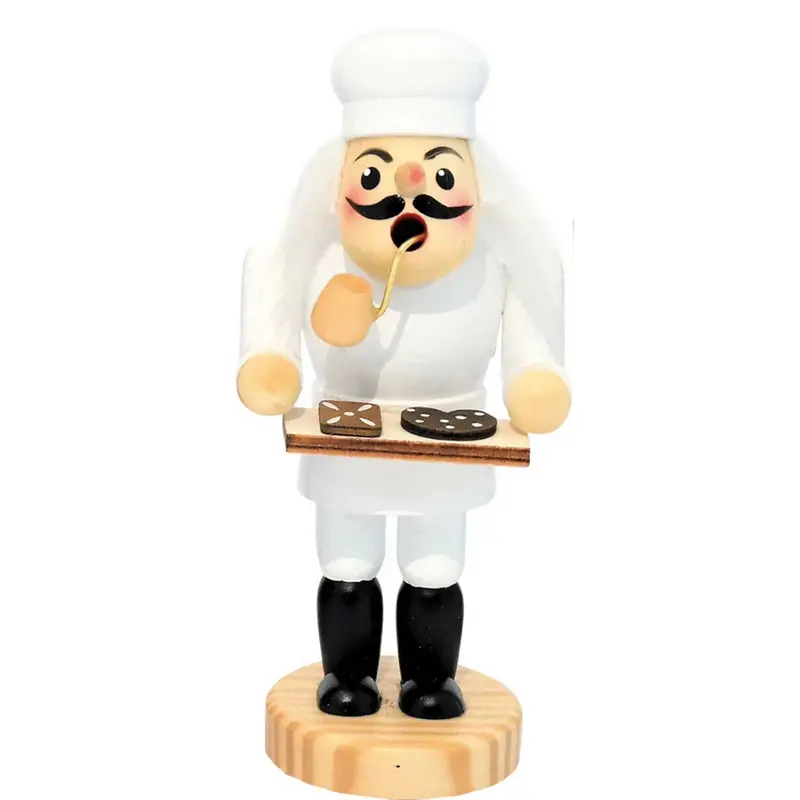 Räuchermännchen "Bäcker", farbig, 13 cm