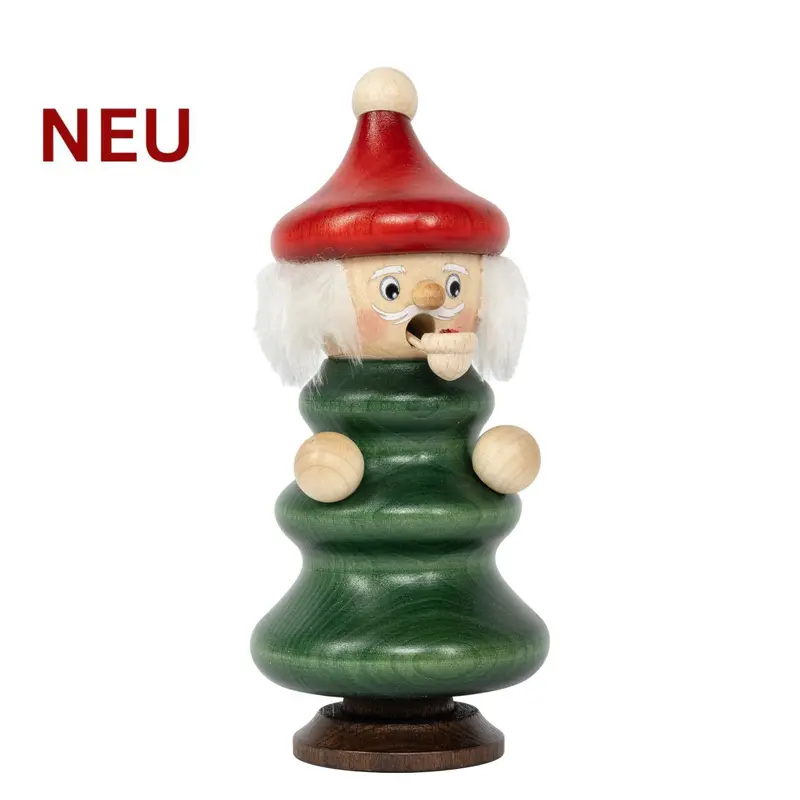 Räuchermännchen "Baumwichtel", rot, 16 cm
