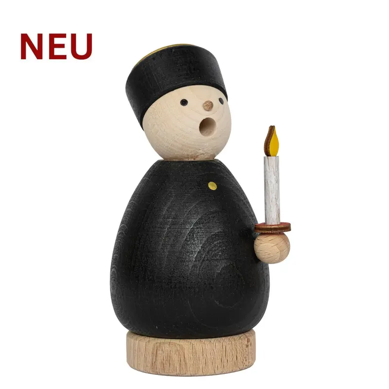Räuchermännchen "Bergmann", inkl. 5 Räucherkerzen, farbig, 9 cm