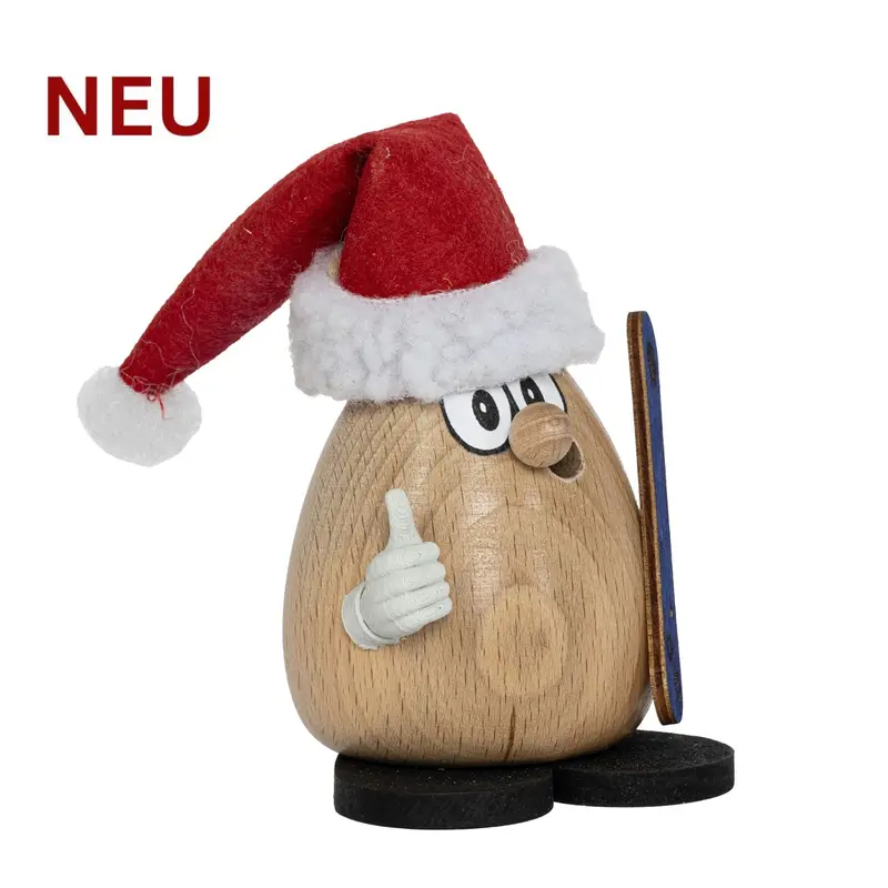 Räuchermännchen "Knallkopp Klausi", inkl. 5 Räucherkerzen, farbig, 9 cm