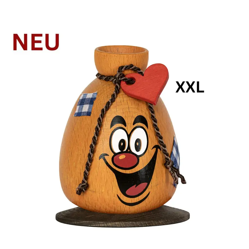 Räuchermännchen "Lach-Sack", farbig, 18 cm, Ø 13 cm