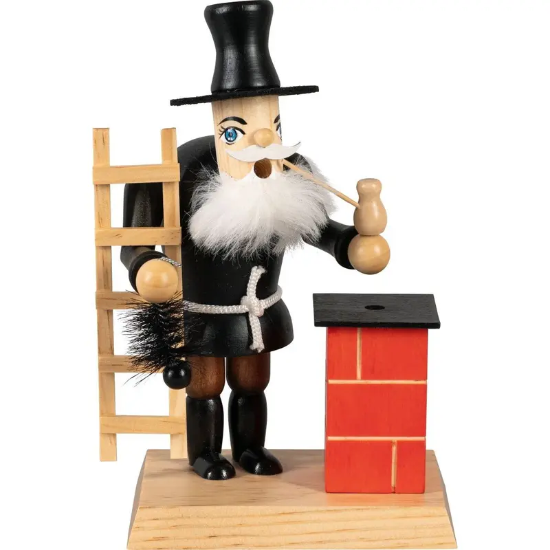 Räuchermännchen "Schornsteinfeger", farbig, 23 cm