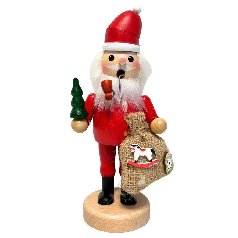 Räuchermännchen "Weihnachtsmann", farbig, 19 cm