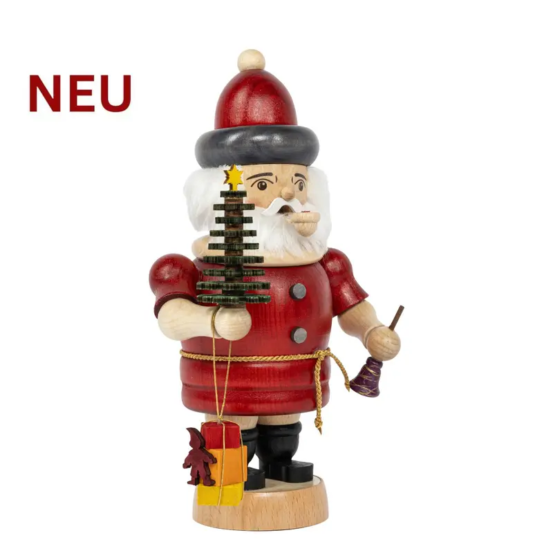 Räuchermännchen "Weihnachtsmann", farbig, 20 cm