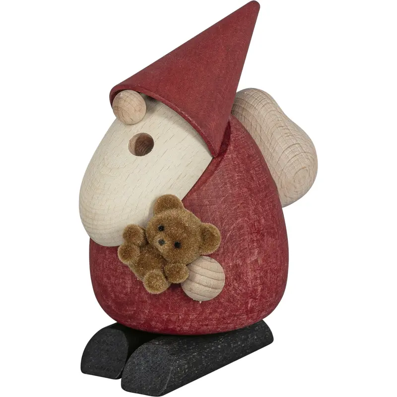 Räuchermännchen "Weihnachtsmann - Teddybär", 11 cm