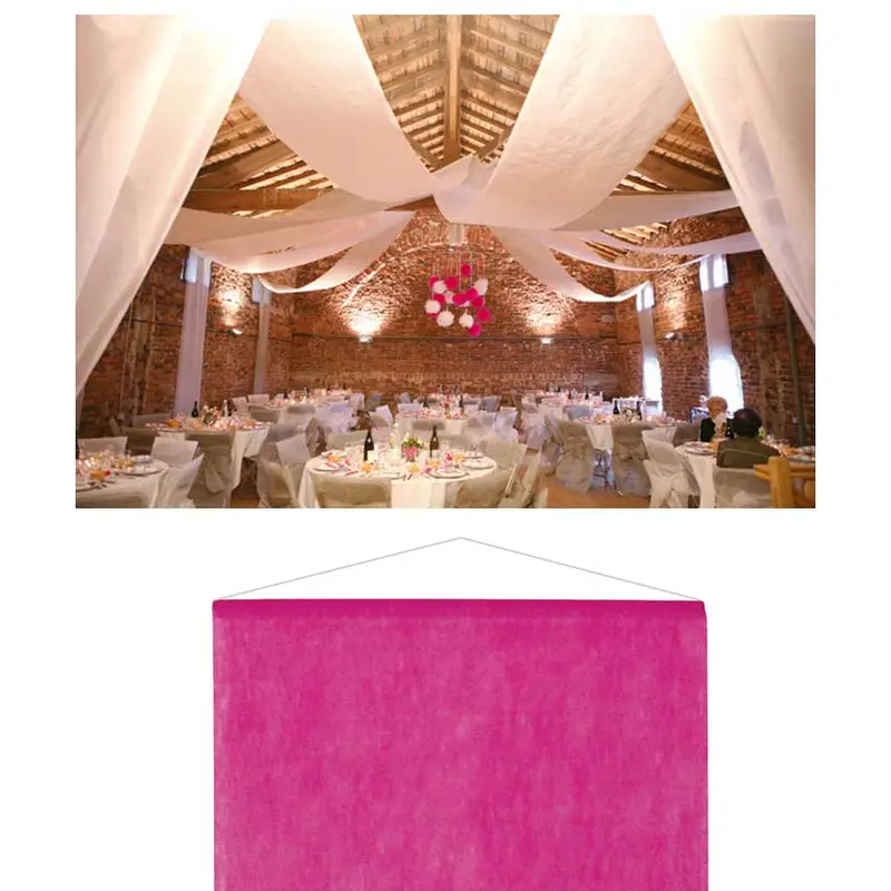 Raumbanner Vlies-Stoff 80 cm x 12 m fuchsia