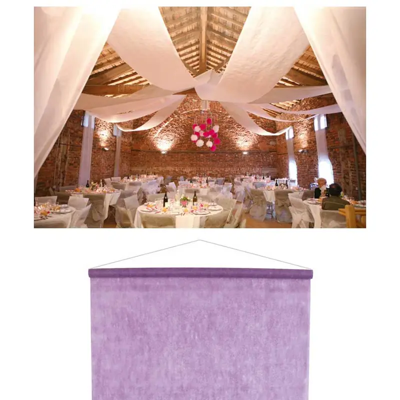 Raumbanner Vlies-Stoff 80 cm x 12 m lila