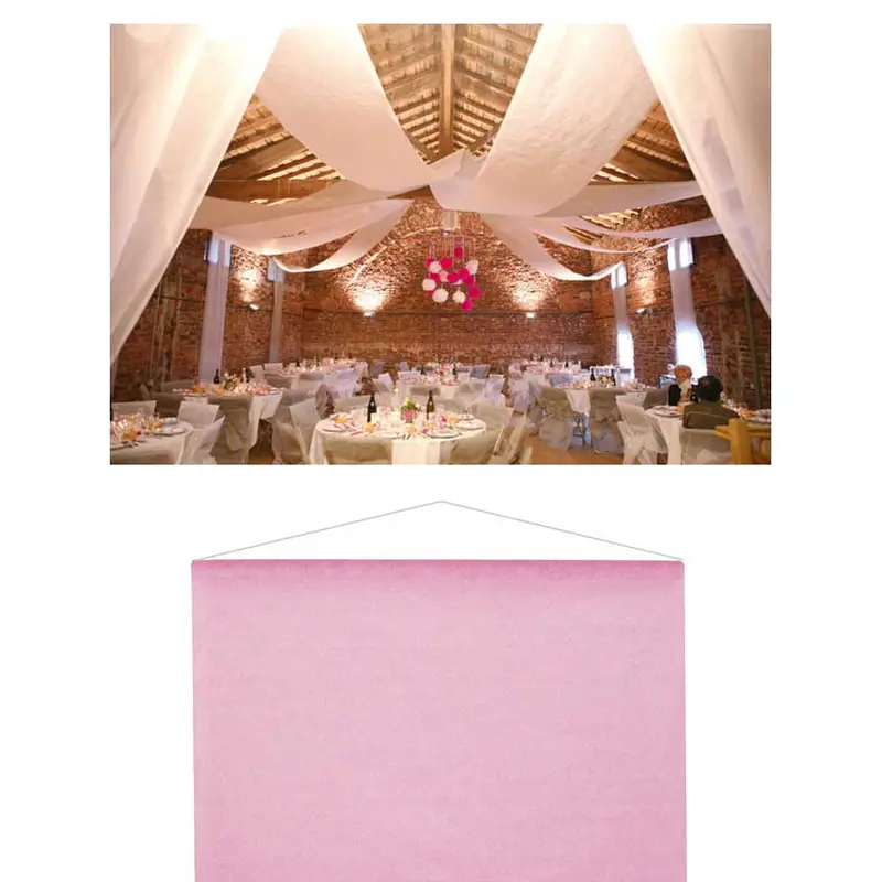 Raumbanner Vlies-Stoff 80 cm x 12 m rosa