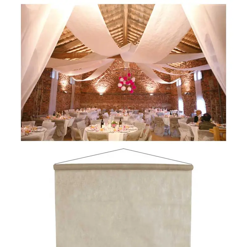 Raumbanner Vlies-Stoff 80 cm x 12 m taupe