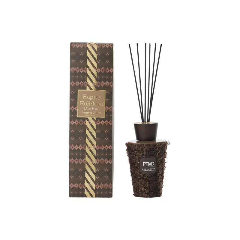 Raumduft-Diffuser – Taupe-Glas, Holzstäbchen, 300 ml - Exclusive | PTMD