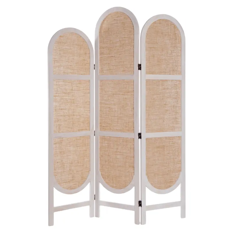 RAUMTEILER "ARCO" | Leinen, 170 cm | Paravent, Sichtschutz | Farbe