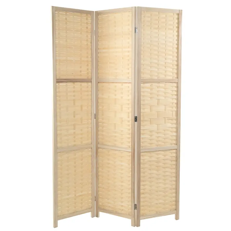 RAUMTEILER "BAMBU" | Bambus, 170x120 cm | Natur Paravent | Farbe