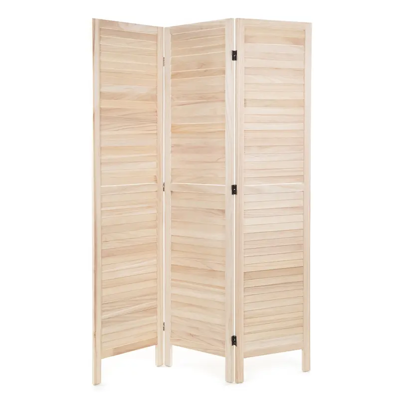 RAUMTEILER "COTTAGE" | 3-teilig, Holz | Paravent | Farbe