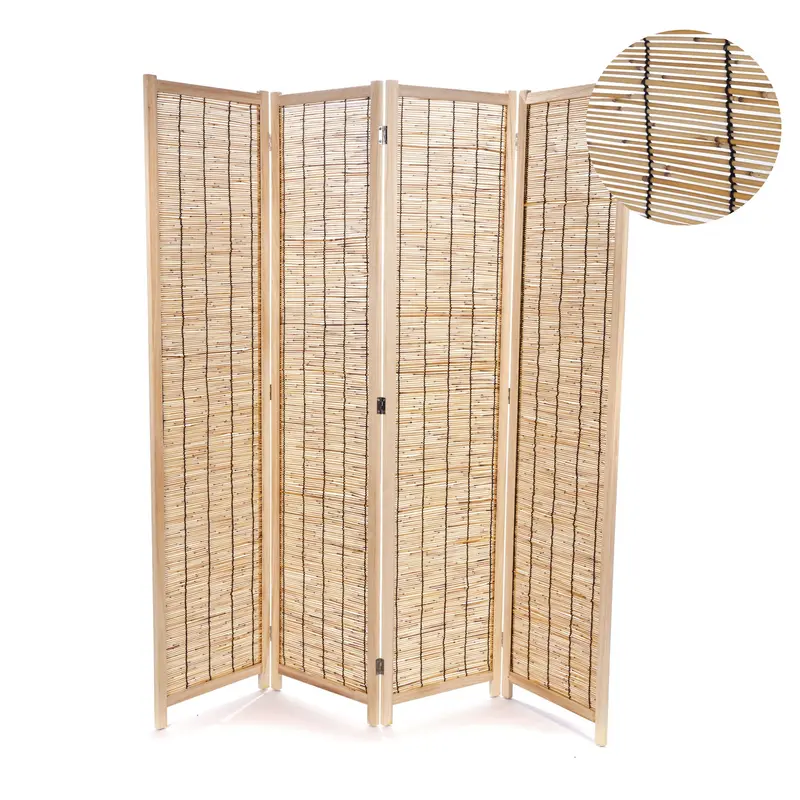 RAUMTEILER "GRAN PLAYA" | Schilfrohr, 170x160 cm | Paravent | Farbe