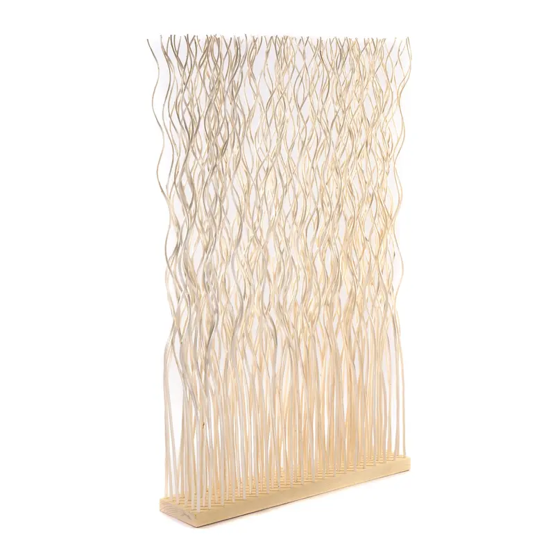 RAUMTEILER "KINKI" | Weidenholz, 110x70 cm | Zweige Paravent | Farbe