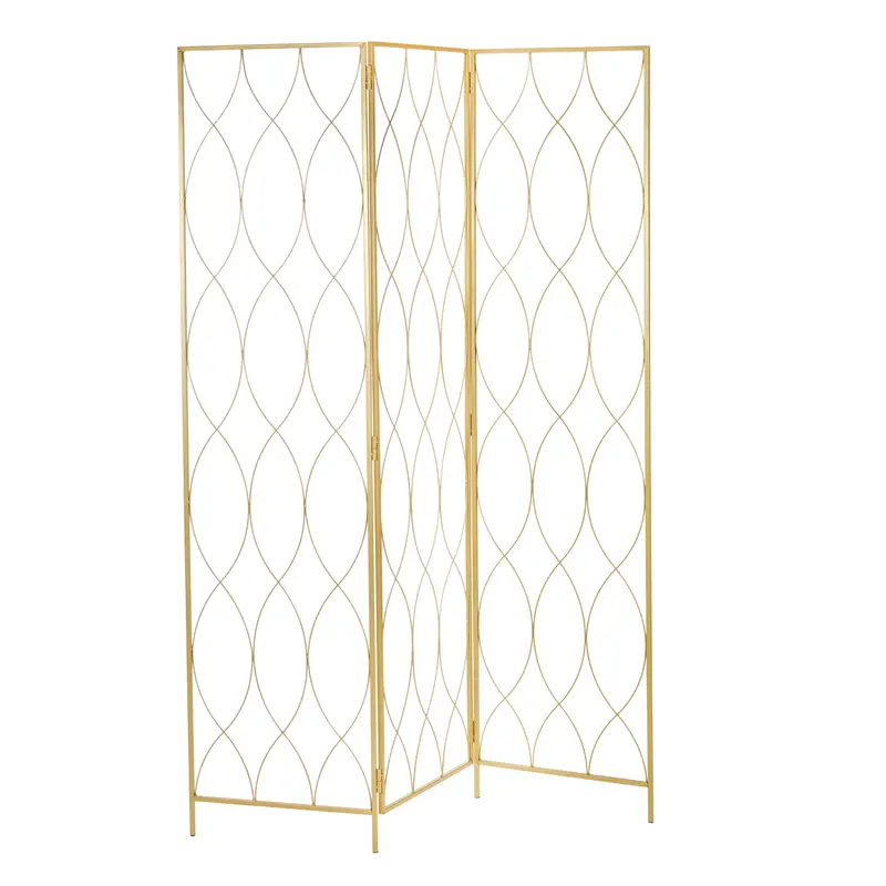 RAUMTEILER "LOUNGE" | Metall, gold, 170x120cm | Paravent