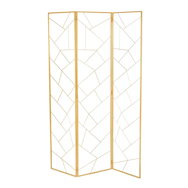 RAUMTEILER "MOSAIC" | Metall, gold, 170x120cm | Paravent